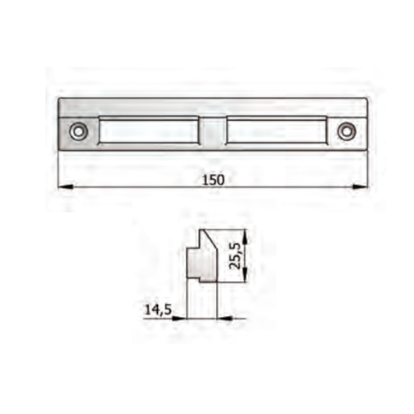PREJEMNIK NYLON 330-350-540 ALPHETTA - A25,5 D150 MM - PVC